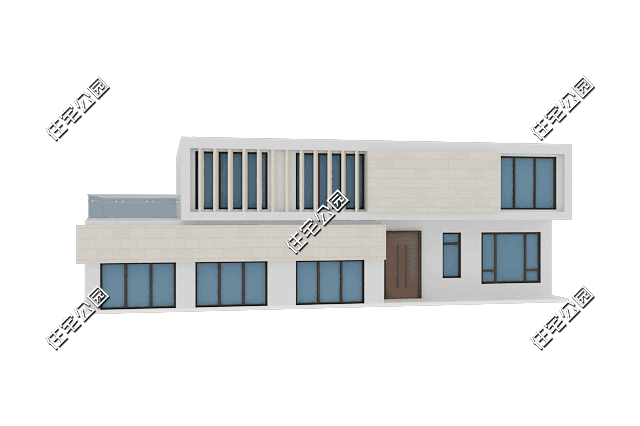 简洁大气实用二层别墅，20×12米二层现代别墅