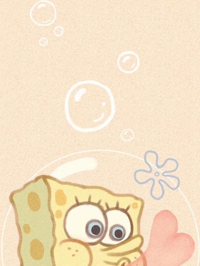 派大星和海绵宝宝情侣头像，海绵宝宝与派大星情头微信（海绵宝宝派大星图情侣壁纸）