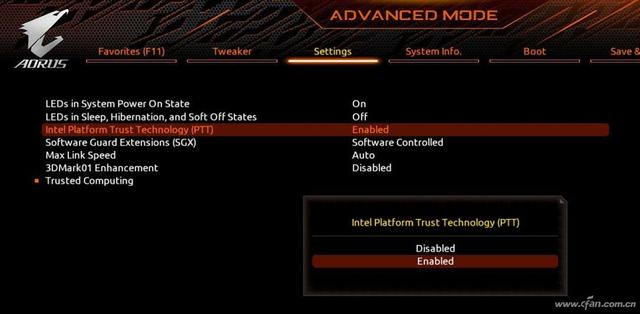 怎么进入bios设置，如何打开bios界面（fTPM问题多）