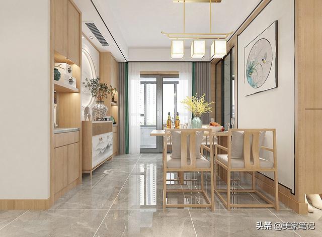 新中式原木色装修风格，新中式原木色装修风格餐厅（以原木色装扮出素雅禅意之美）