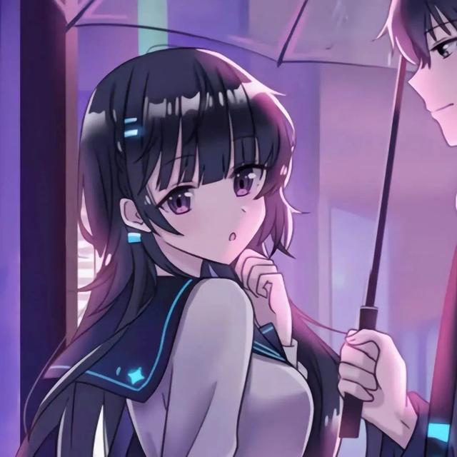 高清的动漫情侣图片    青春的爱恋，动漫情侣唯美图片大全（动漫二次元情侣头像）