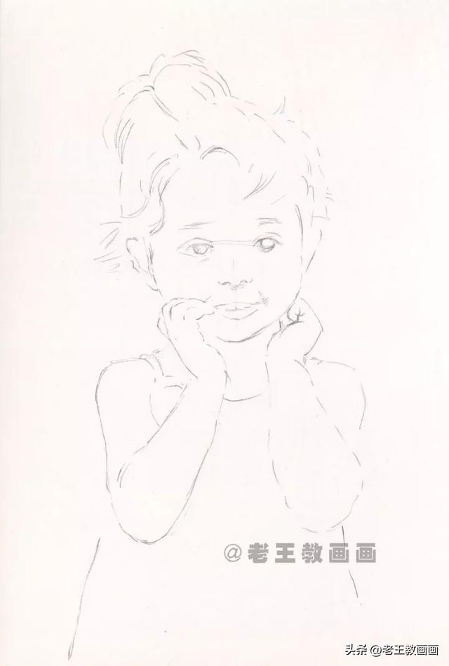 眼睛怎么画简单又漂亮，公主眼睛怎么画简单又漂亮（教你画一幅女孩肖像画）