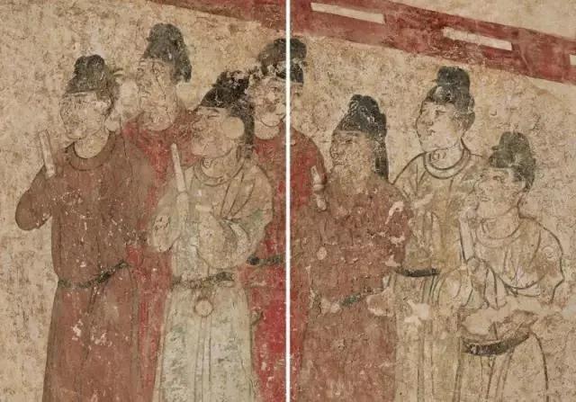 唐代墓室壁画作品，已成为国潮中顶流IP。唐代壁画临摹绘画作品收藏热