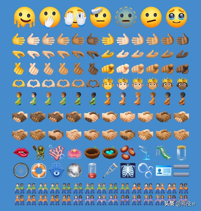 emoji表情组成的故事图片