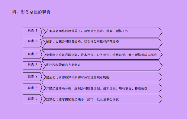 财务总监工作内容（年薪50万的财务总监熬了7天编制的财务管理制度附带流程图）