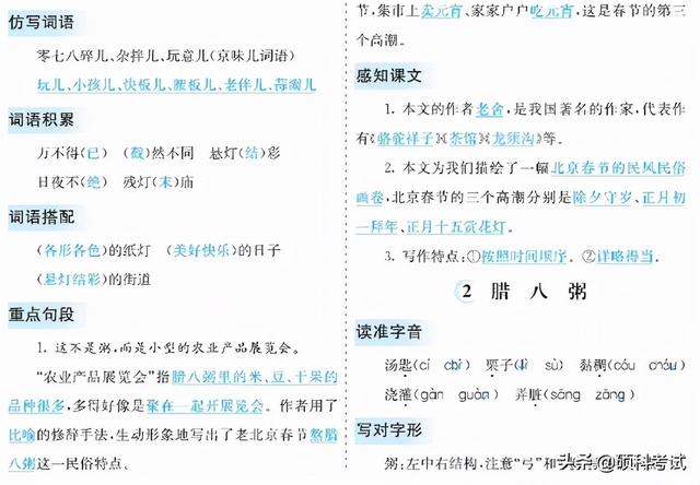 小学语文六年级知识点必考，2022春六年级语文