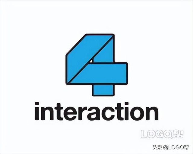 数字4在田字格的正确写法，数字3在田字格的正确写法（近百张数字“4”主题LOGO设计）