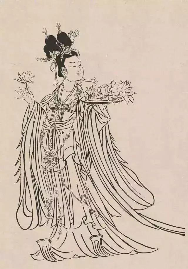 中国古代人物画，中国名画人物作品（中国古代人物白描画120幅欣赏）