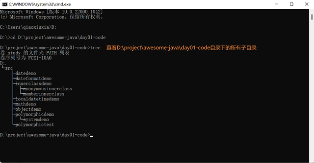 如何使用dir命令显示所有文件，dir命令格式（Windows11的基本使用）