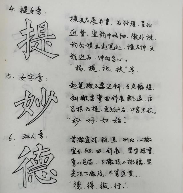 硬笔书法入门教学教案，硬笔书法入门详细优秀教案（40年前硬笔书法老师的手写体教案）