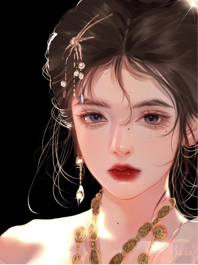 女生图片，女生图片动漫霸气（一组超仙超有气质的手绘女生头像）