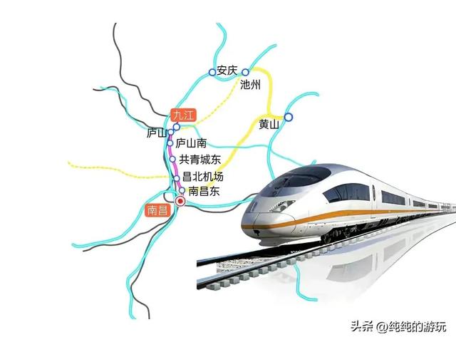 鹰潭抚州高铁规划，江西省13条规划中铁路的线路走向