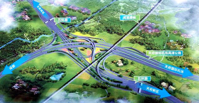 关于成都五环路的详细路线，串联八个区的成都五环路在路上了
