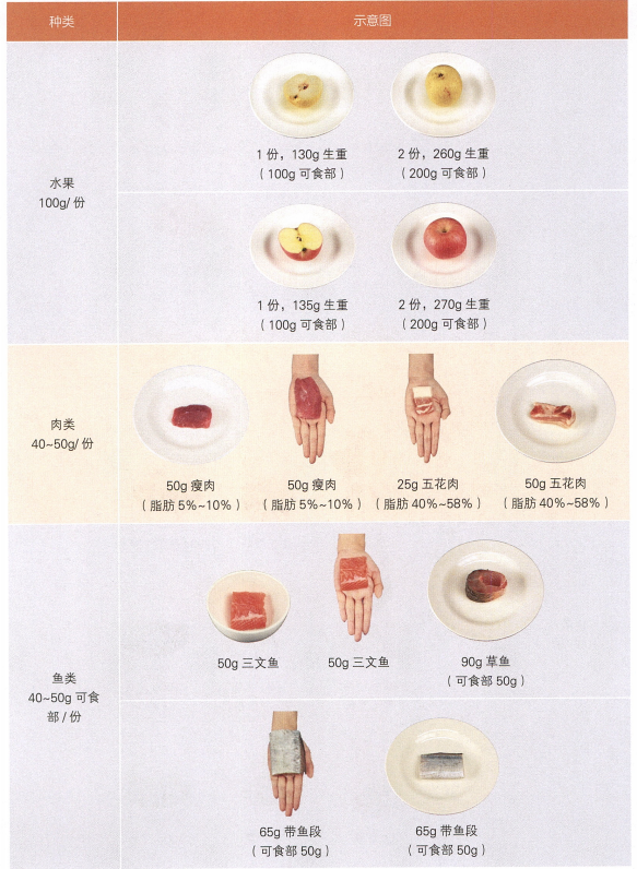 认识食物份量，明明白白吃了多少