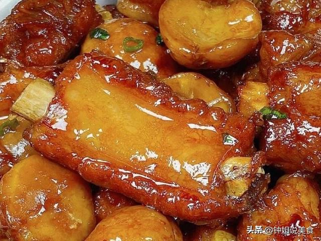 板栗烧排骨的做法步骤，这样做一盘板栗烧排骨