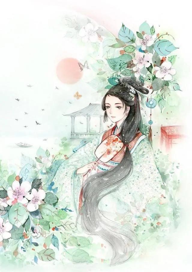 如何画古风美女，怎样绘画古代美女（看一眼就想收藏的古风手绘）