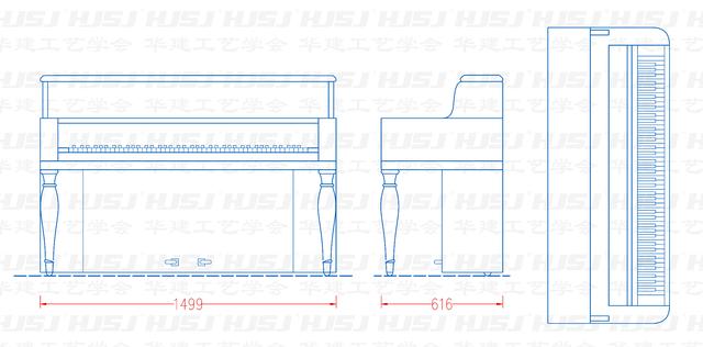 立式钢琴尺寸一般是多少，立式钢琴尺寸标准尺寸（HJSJ-2021）