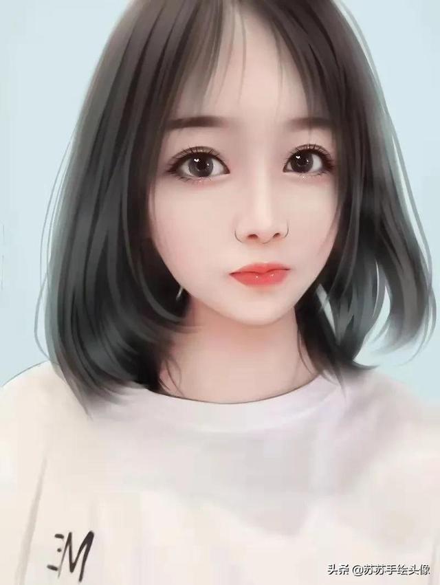 清纯可爱的女生头像，可爱清纯女生头像微信（清纯靓丽的短发女生头像）