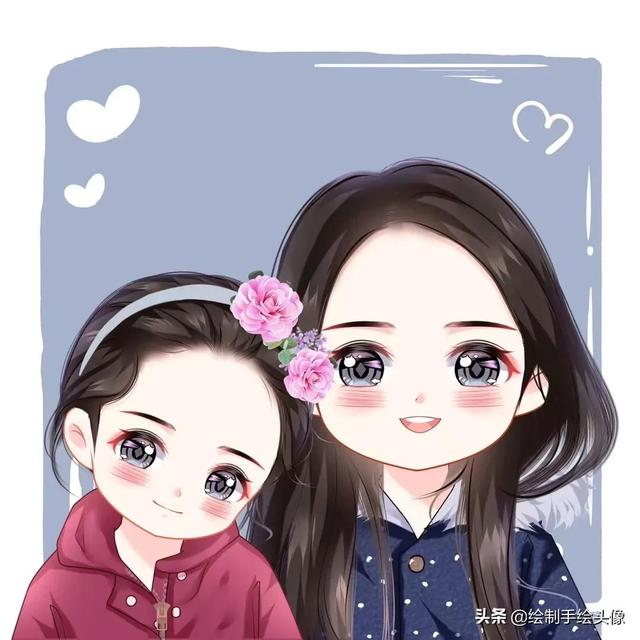儿童节可爱大Q宝头像大全微信，儿童节可爱大Q宝头像大全（卡通可爱的亲子头像）