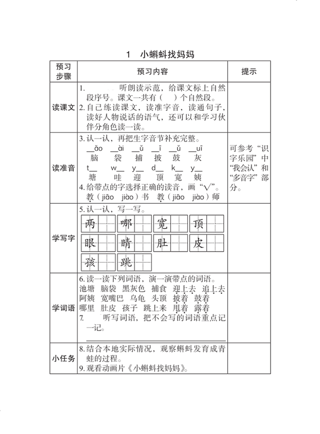 清晰的近义词和反义词，清晰的近义词是什么反义词是什么（部编语文二年级上册近反义词+每课预习卡）