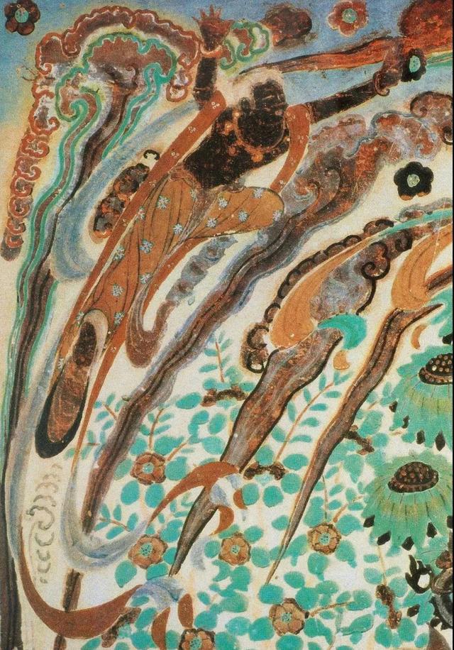 敦煌壁画图片大全，敦煌飞天壁画高清图（敦煌壁画对于中国画坛的影响）