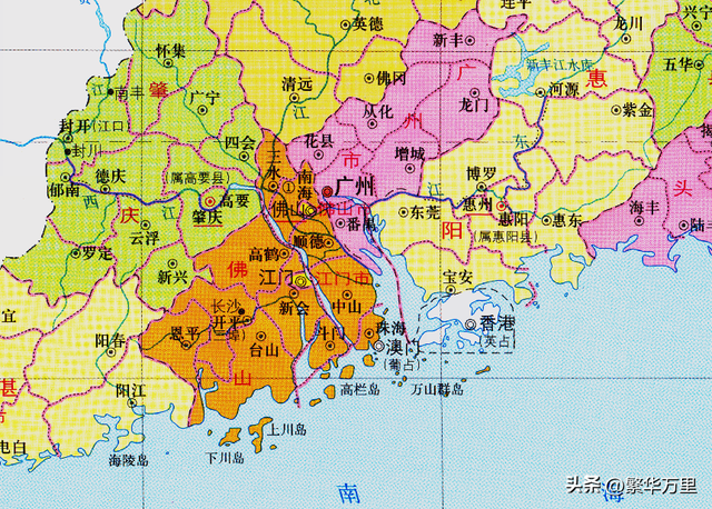 广东有哪些城市，广东省内的二级城市有哪些（珠海市为何只有3个区）