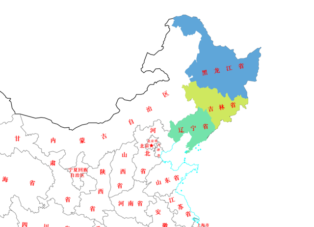 东三省地图2022图片