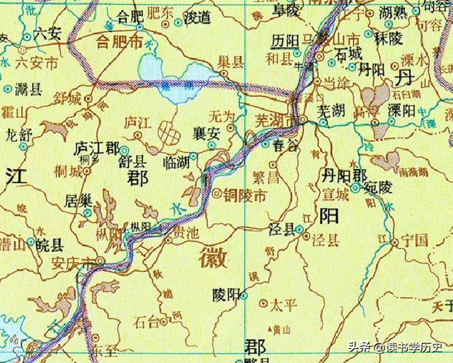 安徽芜湖在地图上的位置，了解安徽省芜湖市从古到今的历史变迁