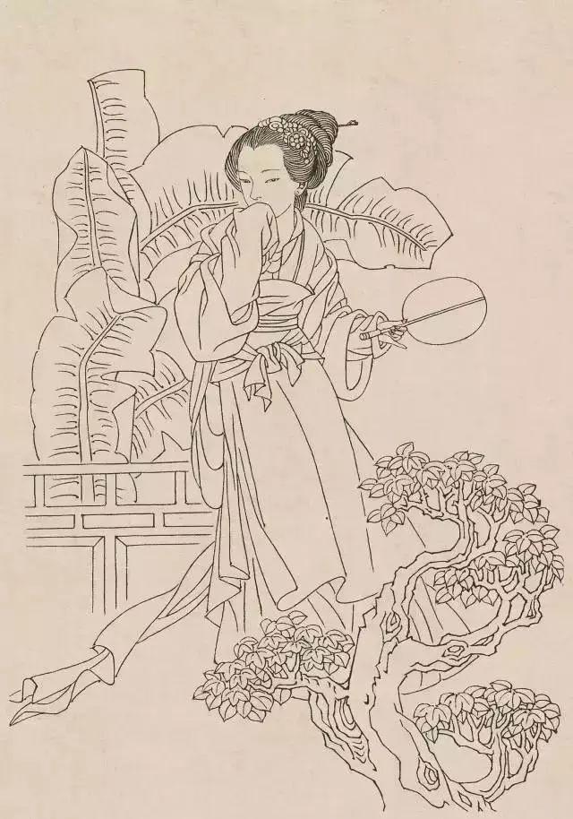 中国古代人物画，中国名画人物作品（中国古代人物白描画120幅欣赏）