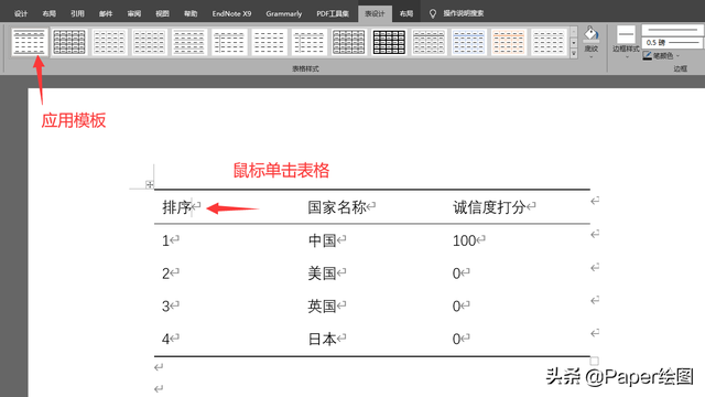 三线表格式怎么设置，word标准三线表格式怎么设置（毕业论文中三线表）