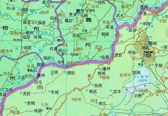 濮阳原来叫什么州，通过地图了解濮阳市的历史变迁