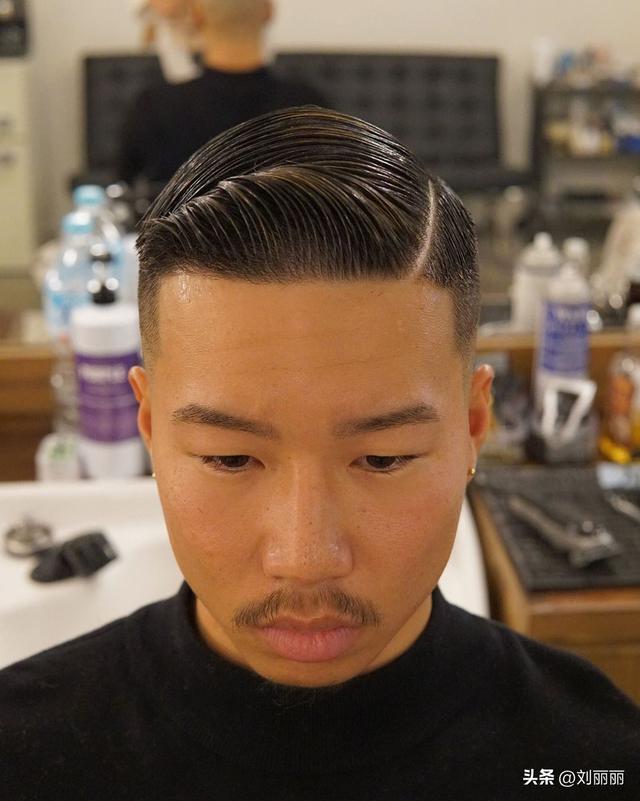 男士纹理烫发型图片，男士帅气纹理烫发型图片（2023新款男士发型）