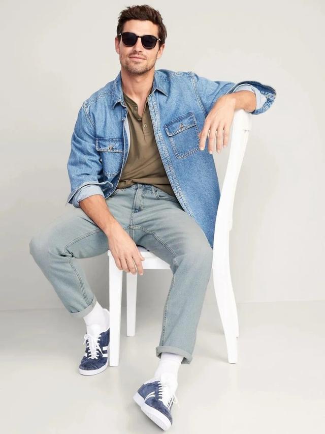 男士牛仔裤基本款，穿牛仔裤避免“太花俏”