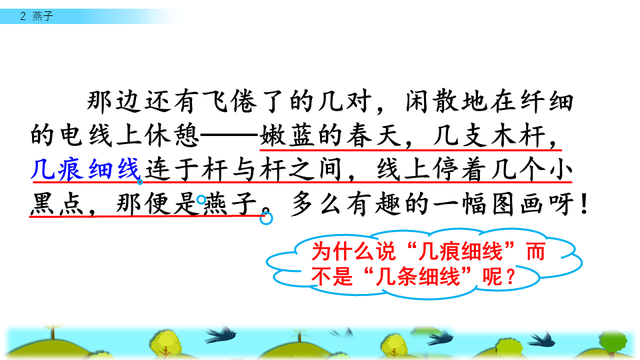 燕子 有什麼特點(三年級人教版語文下冊《燕子》課文講析及課後作業