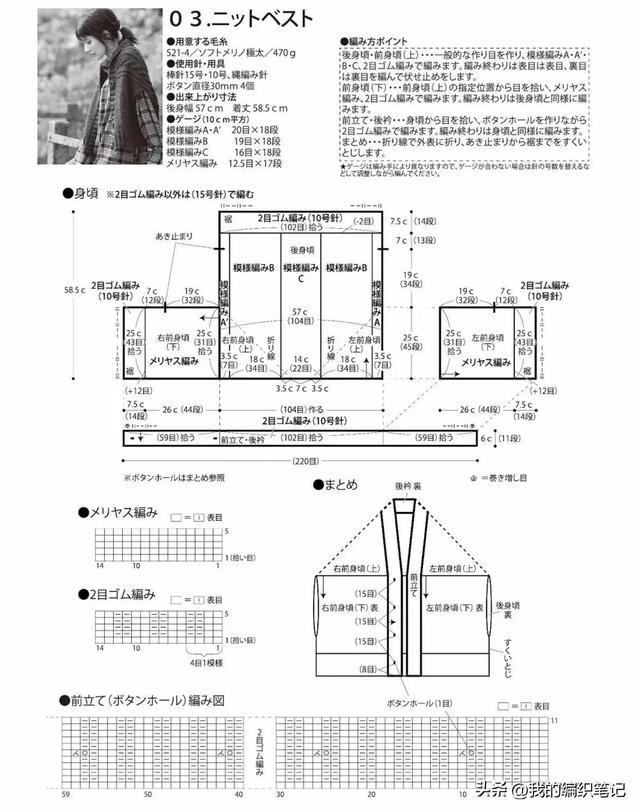 怎么织坎肩，如何织坎肩视频教程（棒针编织一款坎肩外套）