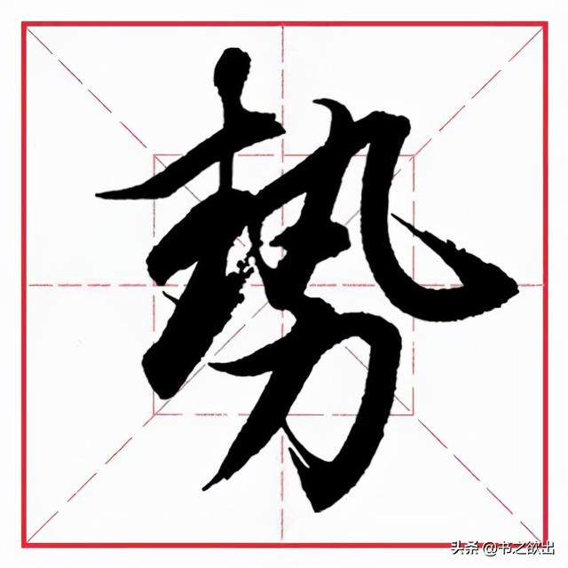 力字旁的字,力字旁的字100個字(田英章毛筆行書《偏旁部首)