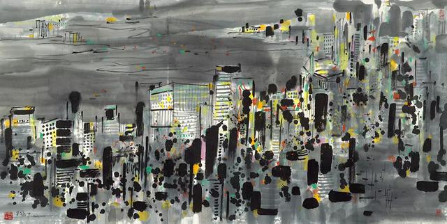 吴冠中作品，吴冠中作品长江三峡赏析（吴冠中笔下的中国香港）