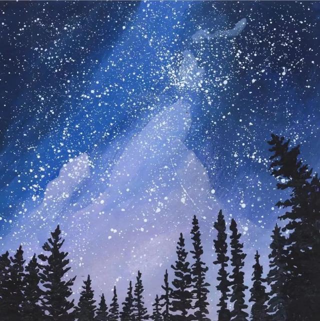 水粉风景写生步骤图，水粉风景画初学者（Akouri）