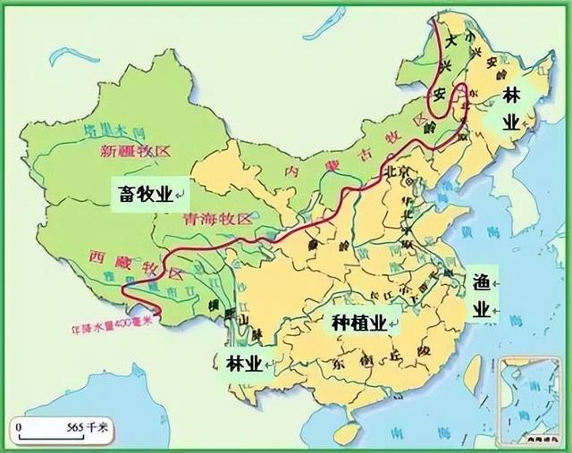 中国四大海域分界线图，中国4大海域简介 （初中地理重要的10条地理分界线你必须收下）