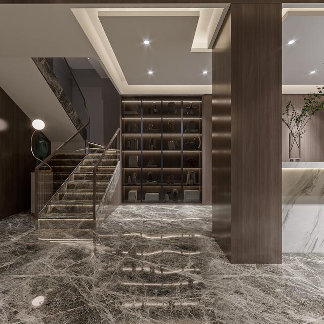 能打篮球的房间推荐，289m²现代轻奢风/地下室打造一个篮球空间/杭州别墅设计