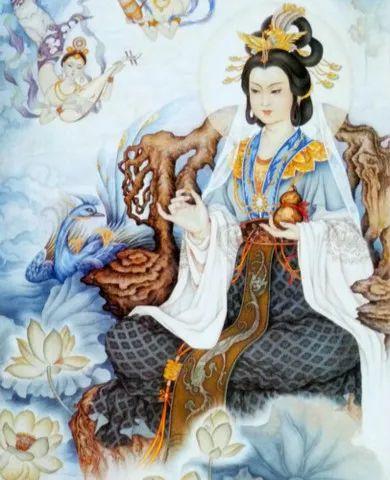 古籍中记载西王母真实形象：形貌像人，豹尾虎牙，而天神都怕这个