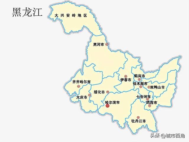 黑龙江各市人口，黑龙江各市县城区人口排名（黑龙江省拥有3个大城市）