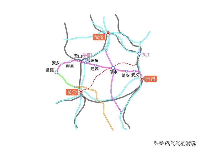 鹰潭抚州高铁规划，江西省13条规划中铁路的线路走向
