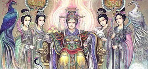西王母真身图(西王母的女儿的真身)