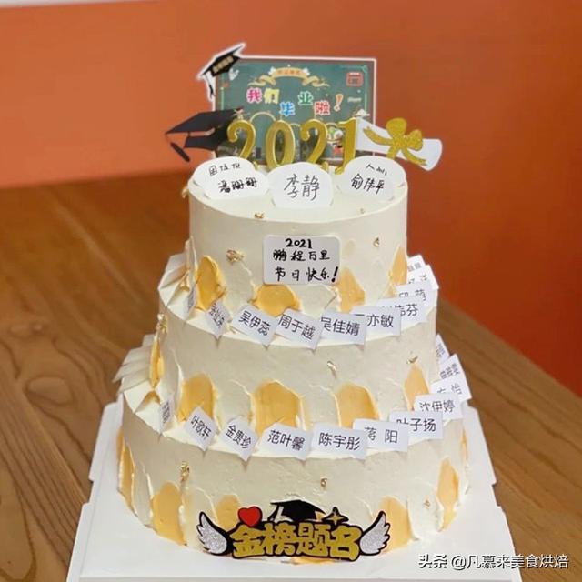 8寸和10寸的蛋糕比较图，8英寸蛋糕等于多少寸10寸吗（100款毕业蛋糕图片合集）