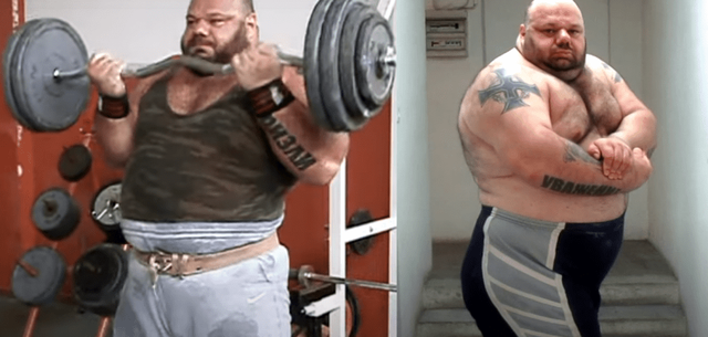 健美祖师爷罗尼各种纪录，罗尼被“希腊大灰熊”的举重视频震惊了