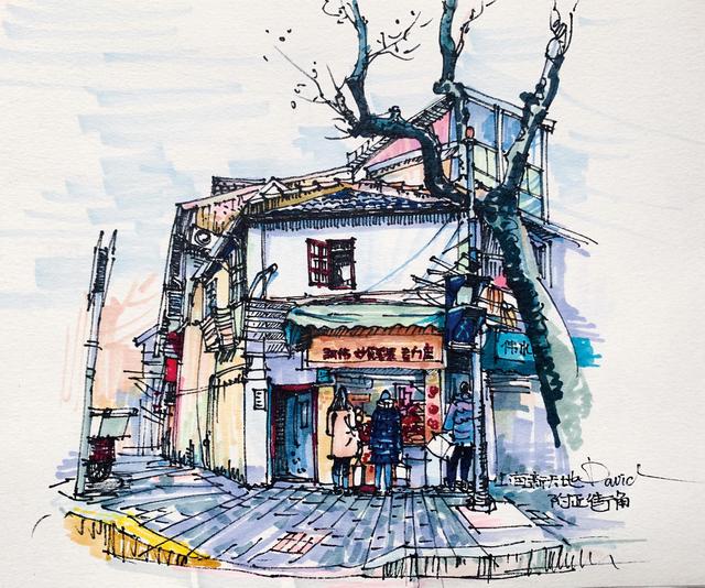 马克笔干了怎么办，马克笔干了怎么擦掉（如何快速上手马克笔淡彩速写）