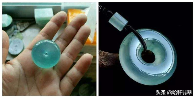 天青冻和翡翠的区别是什么，玉石界3大蓝色妖姬—天青冻、海蓝宝、蓝水翡翠