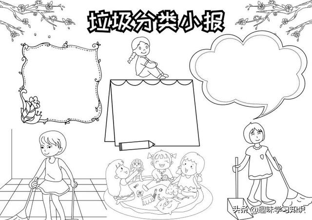 垃圾分类的手抄报怎么画，垃圾分类的手抄报怎么画 简单（垃圾分类<环保>手抄报集）