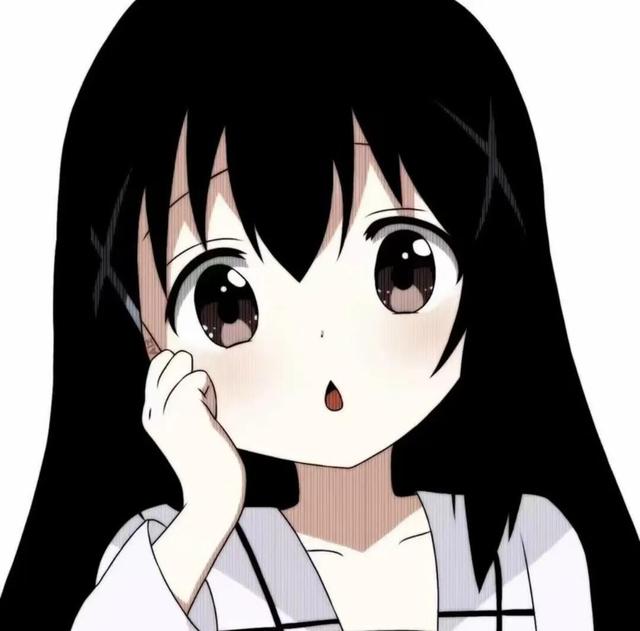 黑白动漫头像女，黑白女漫头像微信（ღ黑白动漫少女头像简直太绝啦ற）